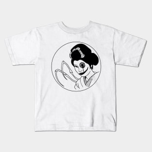 Kuchisake-Onna Kids T-Shirt